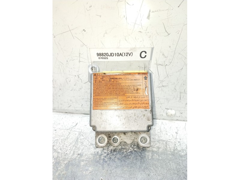 Recambio de centralita airbag para nissan qashqai (j10) acenta referencia OEM IAM 98820JD10A  