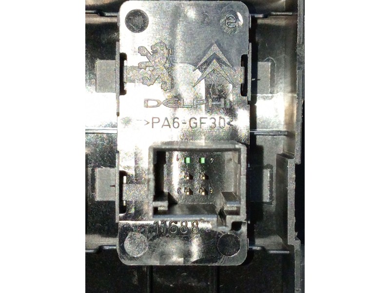 Recambio de mando elevalunas delantero derecho para peugeot 308 i (4a_, 4c_) 1.6 hdi referencia OEM IAM 96565184xt 53269801  