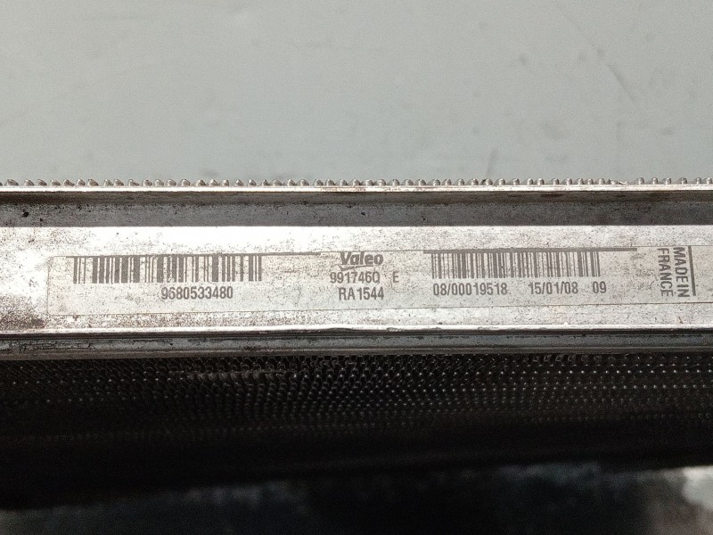 Recambio de radiador agua para peugeot 308 i (4a_, 4c_) 1.6 hdi referencia OEM IAM 9680533480 991746Q 