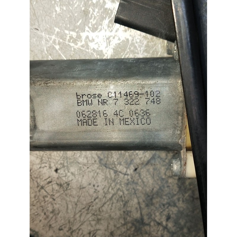 Recambio de elevalunas delantero derecho para bmw x3 (f25) referencia OEM IAM 7322748  C11469102 5P 