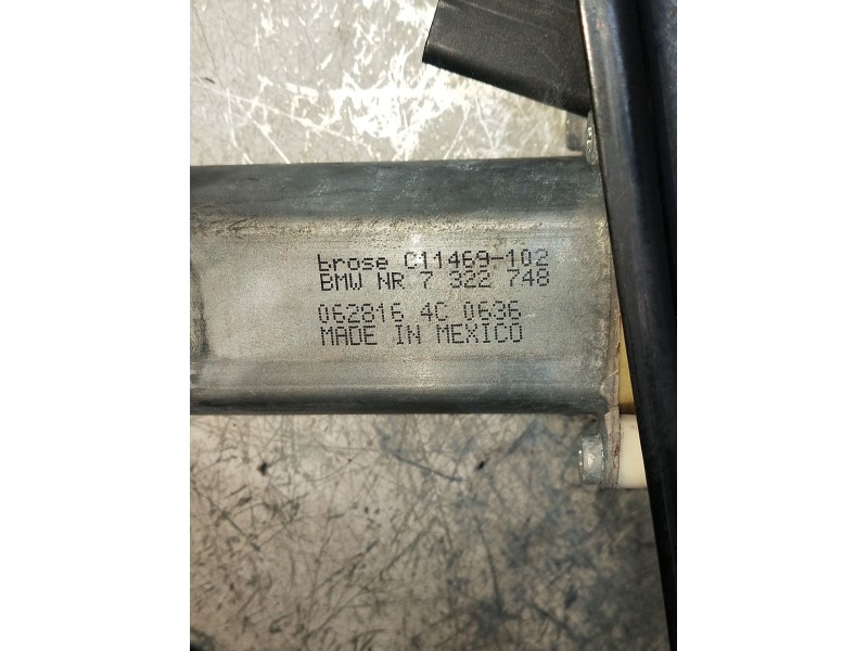 Recambio de elevalunas delantero derecho para bmw x3 (f25) referencia OEM IAM 7322748  C11469102 5P 