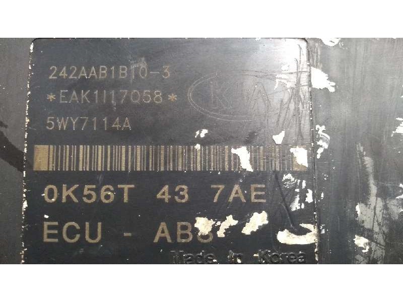 Recambio de abs para kia carnival referencia OEM IAM 0K56T437AE 0K56T437A0 BH60102400