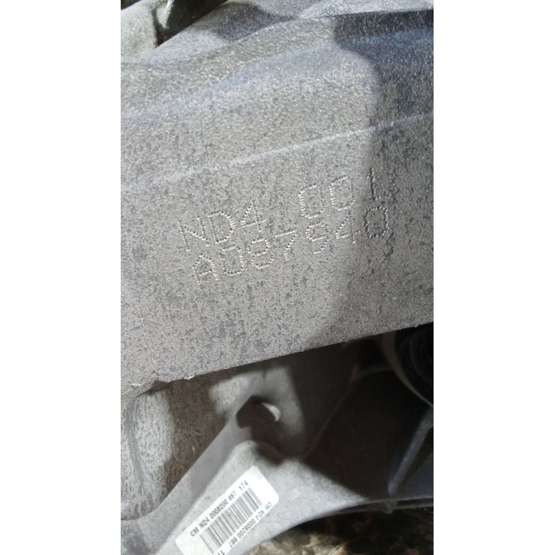 Recambio de caja cambios para renault megane iii hatchback (bz0/1_, b3_) 1.9 dci (bz0n, bz0j) referencia OEM IAM ND4001 6V A0879