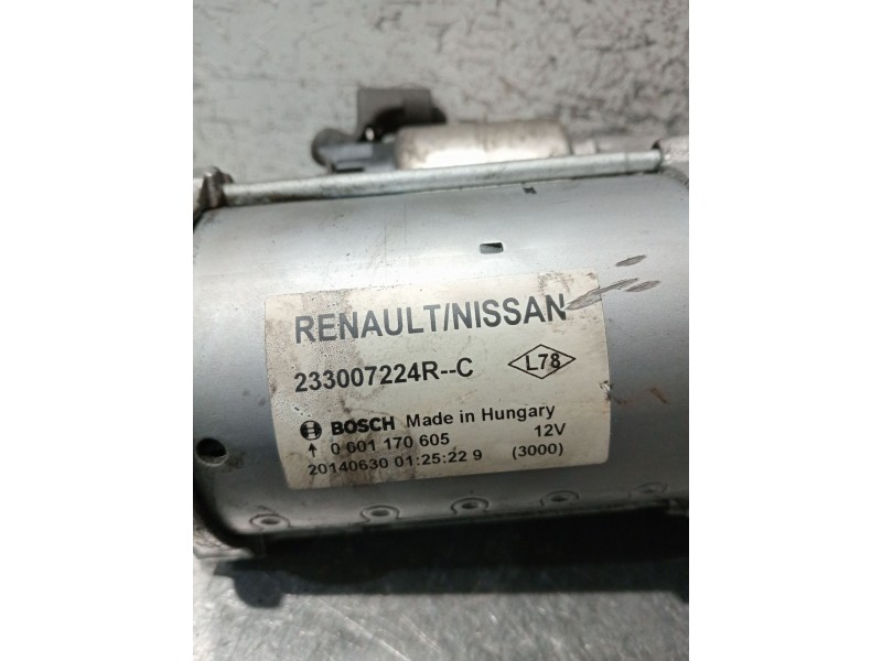 Recambio de motor arranque para nissan qashqai ii (j11, j11_) 1.5 dci referencia OEM IAM 233007224R 0001170605 