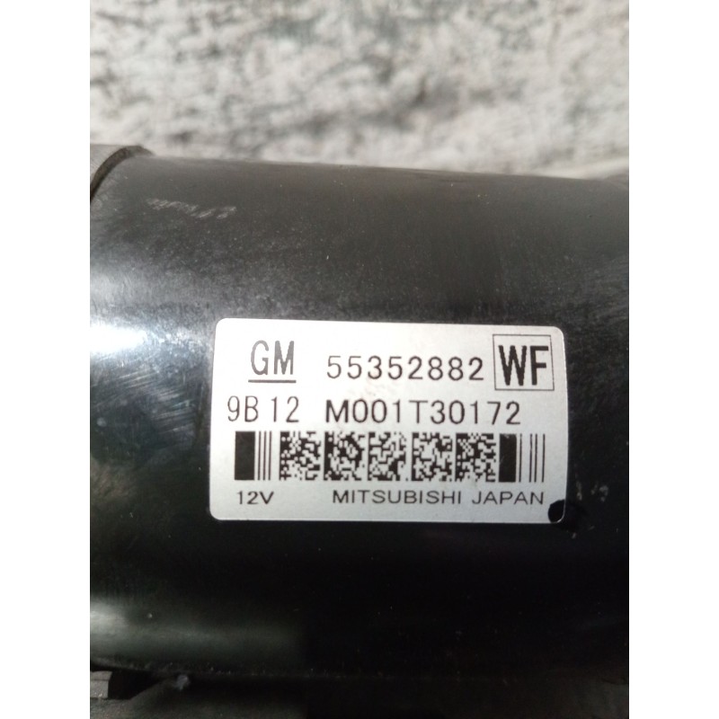 Recambio de motor arranque para opel insignia a (g09) 2.0 cdti (68) referencia OEM IAM 55352882 M001T30172 