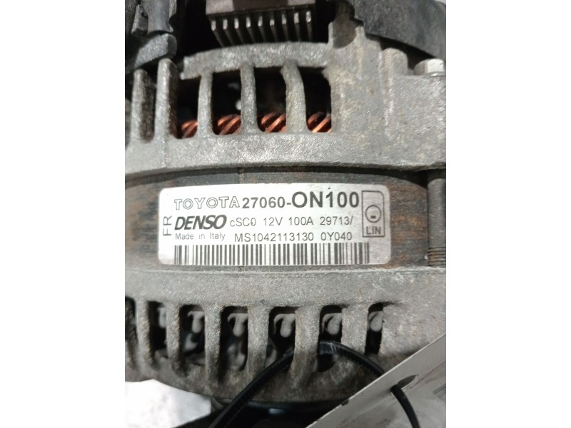 Recambio de alternador para toyota yaris live referencia OEM IAM 27060ON100 MS1042113130 