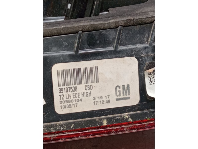 Recambio de piloto trasero izquierdo interior para opel insignia b sports tourer (z18) 2.0 cdti (35) referencia OEM IAM 39107538