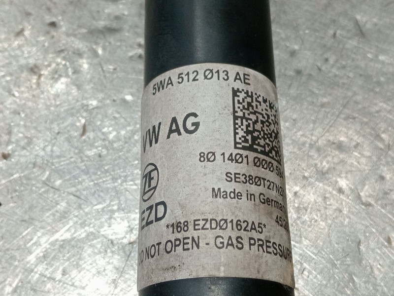 Recambio de amortiguador trasero derecho para seat leon sportstourer (kl8) referencia OEM IAM 5WA512013AE 801401000594 