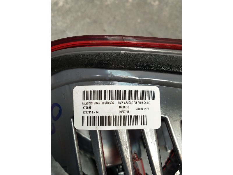 Recambio de piloto trasero derecho interior para bmw x3 (f25) referencia OEM IAM 470021RH  