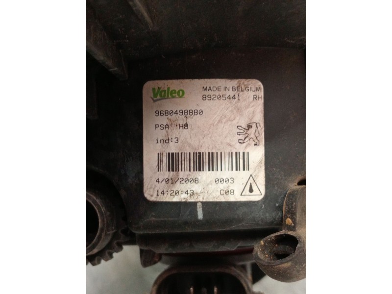 Recambio de faro antiniebla derecho para peugeot 308 i (4a_, 4c_) 1.6 hdi referencia OEM IAM   