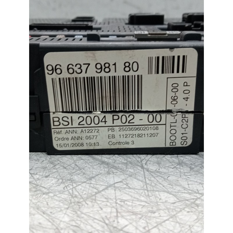 Recambio de caja reles / fusibles para peugeot 308 i (4a_, 4c_) 1.6 hdi referencia OEM IAM 9663798180  