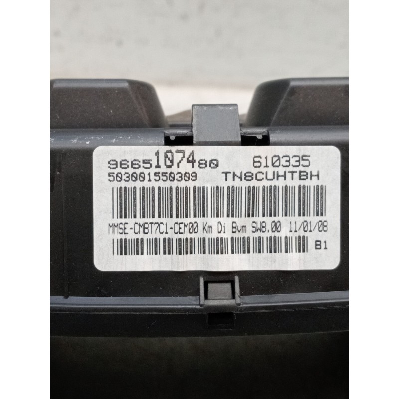 Recambio de cuadro instrumentos para peugeot 308 i (4a_, 4c_) 1.6 hdi referencia OEM IAM 9665107480 503001550309  