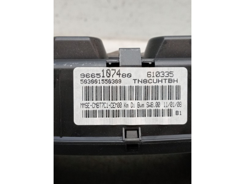 Recambio de cuadro instrumentos para peugeot 308 i (4a_, 4c_) 1.6 hdi referencia OEM IAM 9665107480 503001550309  