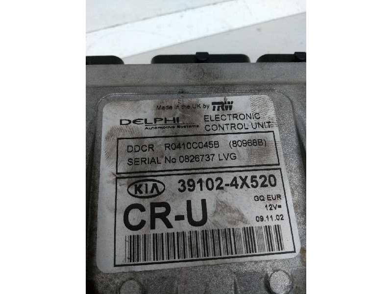 Recambio de centralita motor uce para kia carnival ii 2.9 crdi cat referencia OEM IAM R0410C045B 391024X520 80968B