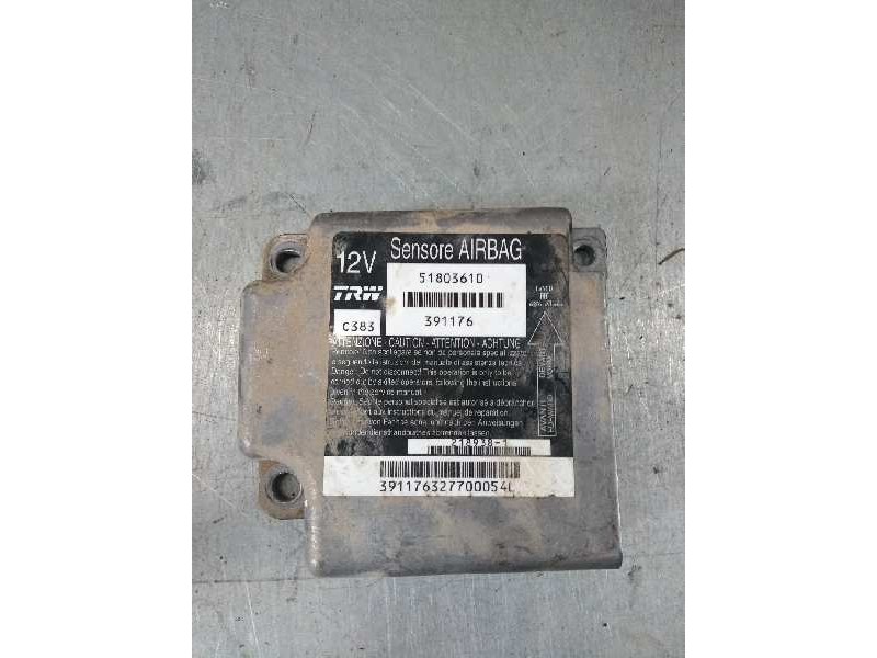 Recambio de centralita airbag para fiat panda (169) 1.3 jtd 4x4 referencia OEM IAM 391176 51803610 