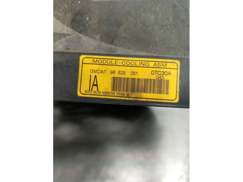 Recambio de electroventilador para opel antara cosmo 4x4 referencia OEM IAM 96629051  