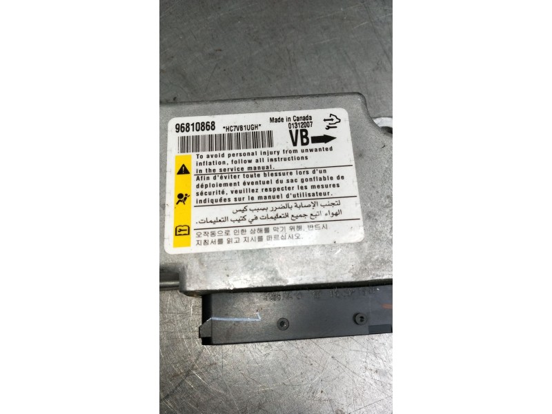 Recambio de kit airbag para opel antara cosmo 4x4 referencia OEM IAM 96810868  