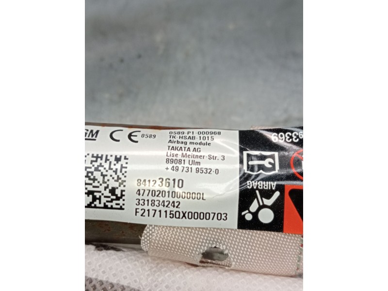 Recambio de airbag cortina delantero izquierdo para opel insignia b sports tourer (z18) 2.0 cdti (35) referencia OEM IAM 8412361