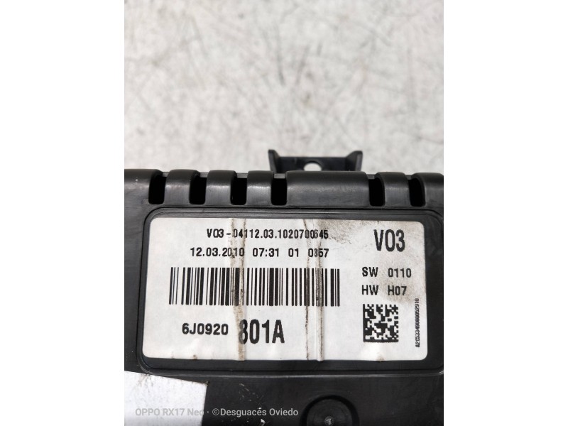 Recambio de cuadro instrumentos para seat ibiza (6j5) 1.4 tdi referencia OEM IAM A2C53349080 6J0920801A 