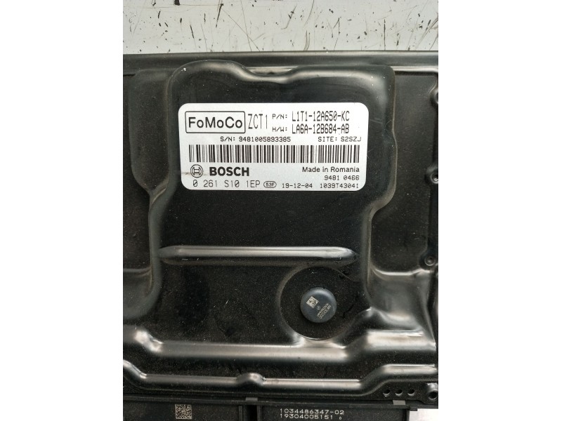 Recambio de centralita motor uce para ford puma referencia OEM IAM 0261S101EP L1T112A650KC LA612B684AB