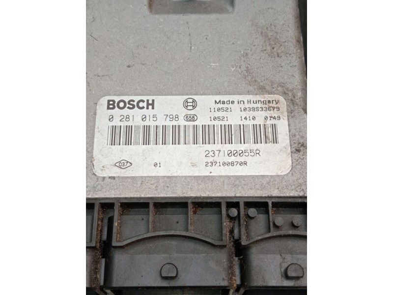 Recambio de centralita motor uce para renault megane iii hatchback (bz0/1_, b3_) 1.9 dci (bz0n, bz0j) referencia OEM IAM 0281015