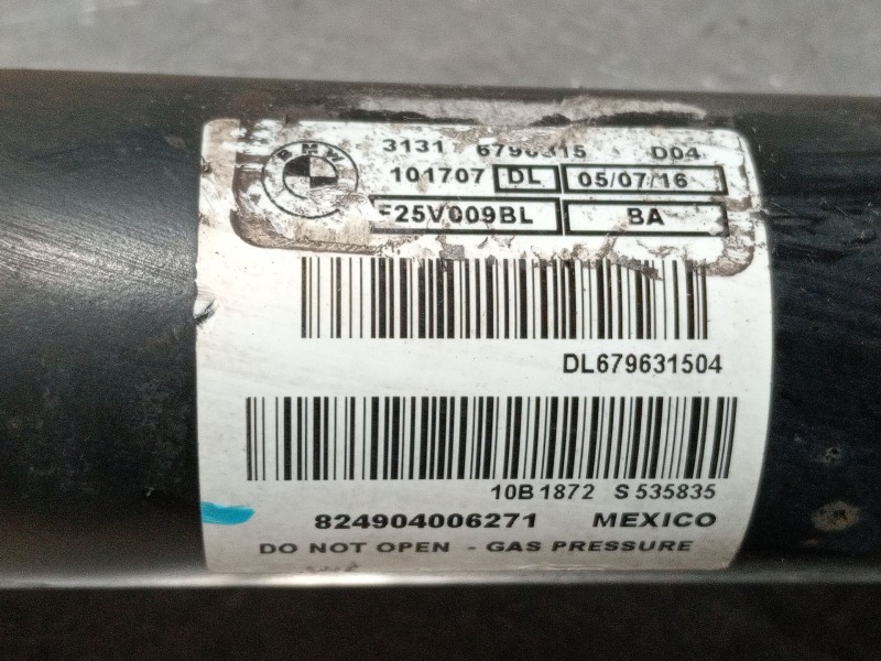 Recambio de amortiguador delantero izquierdo para bmw x3 (f25) referencia OEM IAM 31316796315 F25V009BL 824904006271