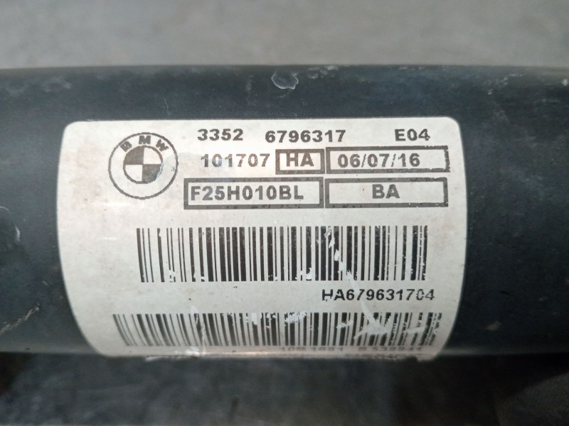 Recambio de amortiguador trasero izquierdo para bmw x3 (f25) referencia OEM IAM 6796317  