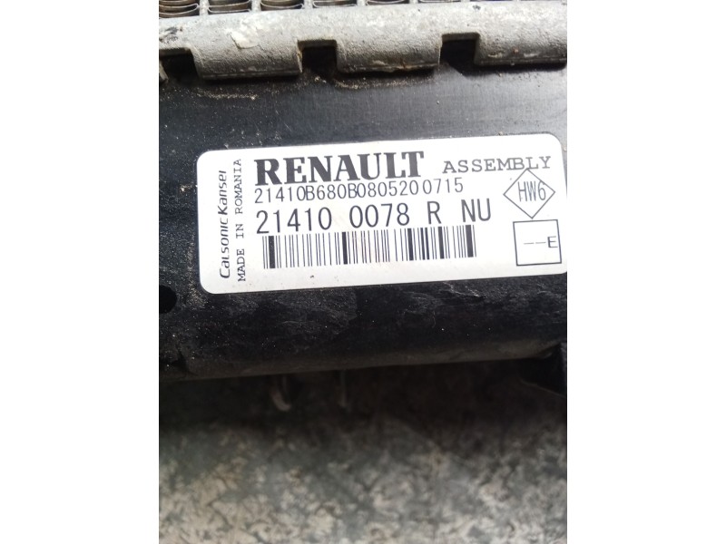 Recambio de radiador agua para dacia sandero referencia OEM IAM 21410B680B0805200715 214100078RNU 