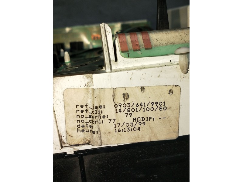 Recambio de cuadro instrumentos para fiat scudo (222) referencia OEM IAM 1480110080  