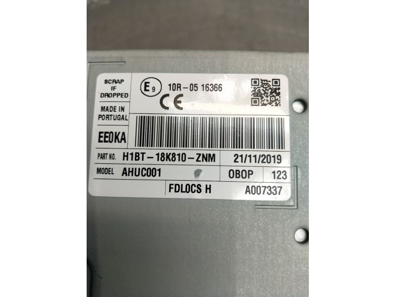 Recambio de sistema audio / radio cd para ford puma referencia OEM IAM L1BT18K810ZNM  