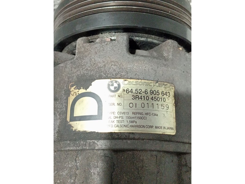Recambio de compresor aire acondicionado para bmw 3 compact (e46) 320 td referencia OEM IAM 64526905643 3R41045010 