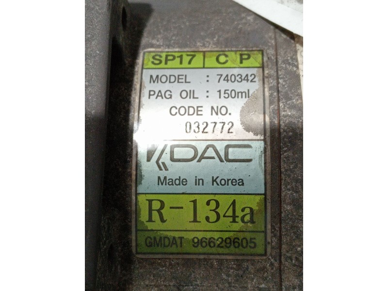 Recambio de compresor aire acondicionado para opel antara cosmo 4x4 referencia OEM IAM 740342 96629605 