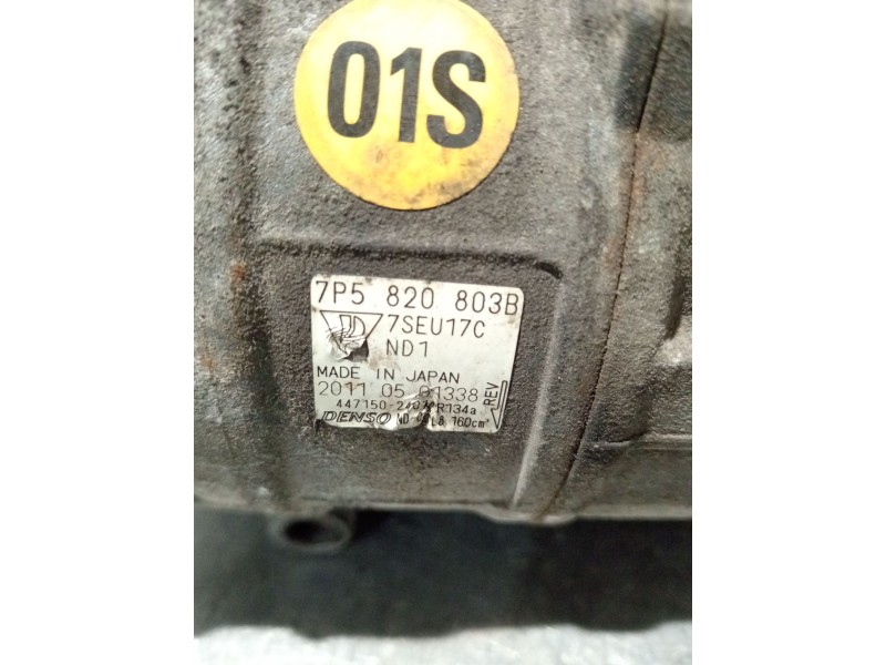 Recambio de compresor aire acondicionado para porsche cayenne (92a) 4.8 s referencia OEM IAM 7P5820803B  