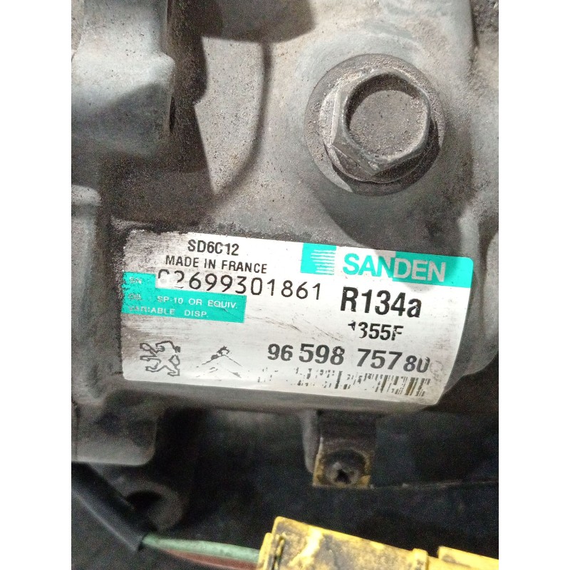 Recambio de compresor aire acondicionado para peugeot 308 i (4a_, 4c_) 1.6 hdi referencia OEM IAM 9659875780  