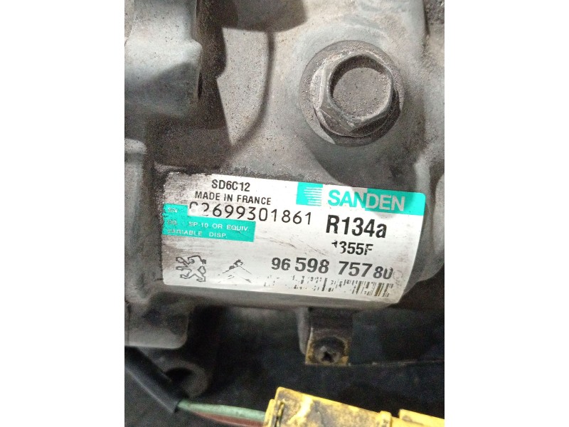 Recambio de compresor aire acondicionado para peugeot 308 i (4a_, 4c_) 1.6 hdi referencia OEM IAM 9659875780  