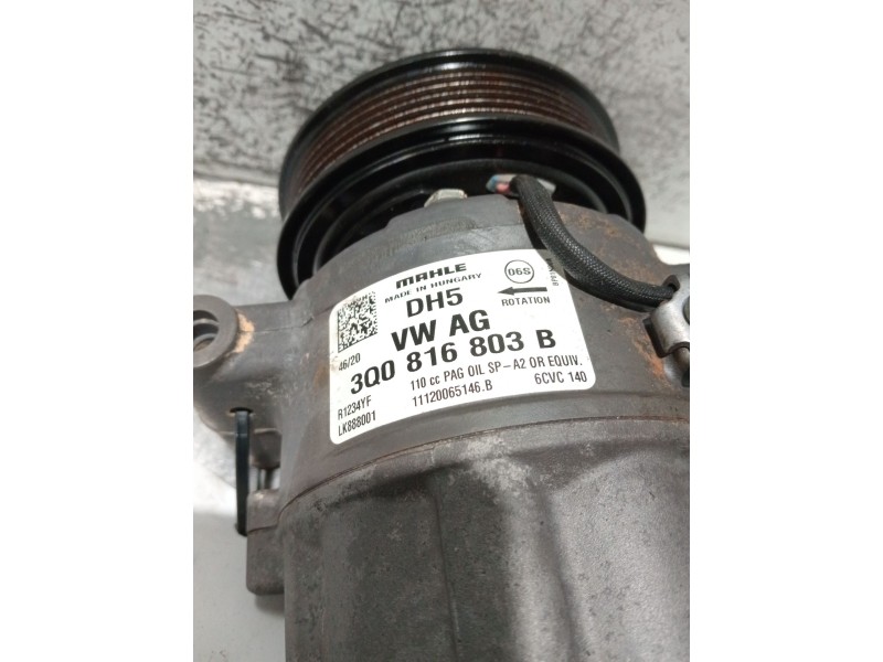 Recambio de compresor aire acondicionado para seat leon sportstourer (kl8) referencia OEM IAM 3Q0816803B 11120065146 LK888001
