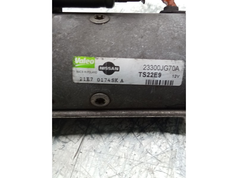 Recambio de motor arranque para nissan qashqai (j10) acenta referencia OEM IAM 23300JG70A 21E70174SKA VALEO