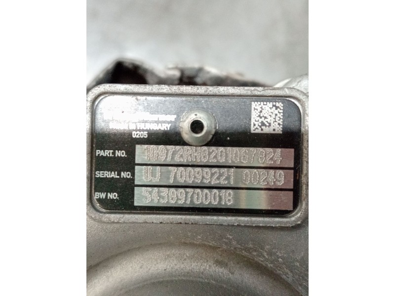Recambio de turbocompresor para fiat talento furgoneta (296_) 1.6 d referencia OEM IAM 10972RH8201067824 54389700018 54431014778