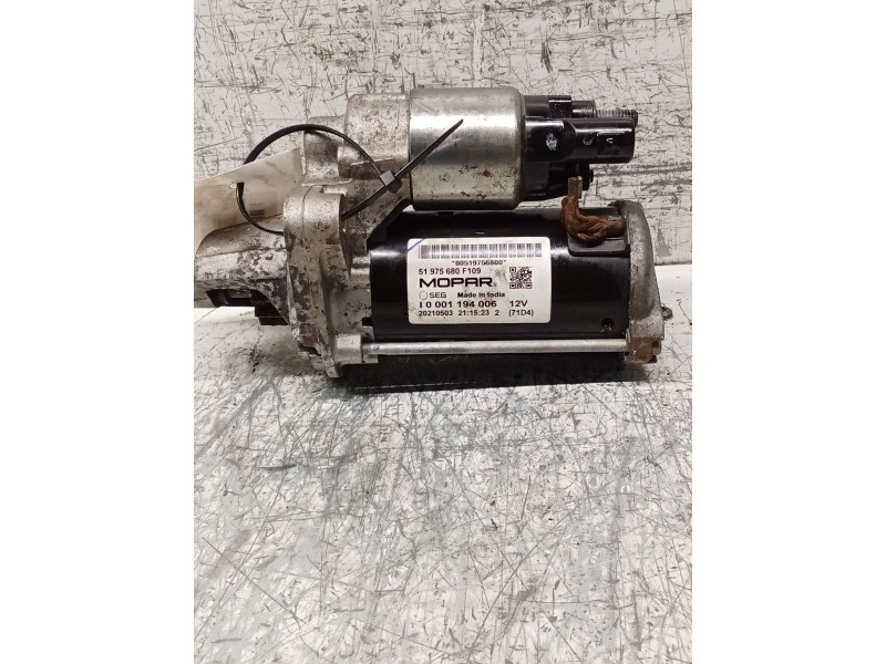 Recambio de motor arranque para fiat 500 312 1.0 hybrid referencia OEM IAM 51975680F109 0001194006 