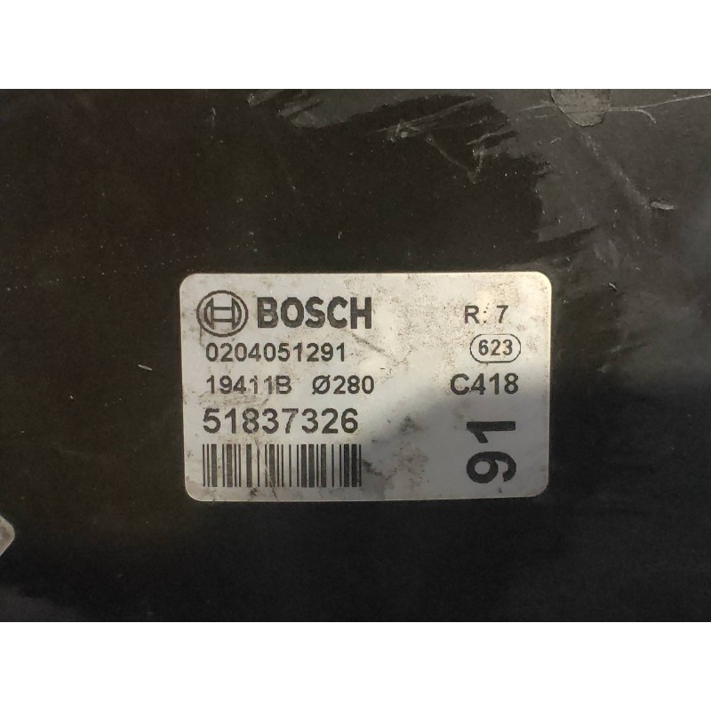 Recambio de servofreno para fiat ducato caja cerrada 33 (06.2006 =>) 150 (rs: 3450 mm) referencia OEM IAM 0204051291 51837326 