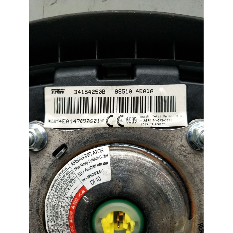 Recambio de airbag delantero izquierdo para nissan qashqai ii (j11, j11_) 1.5 dci referencia OEM IAM 34154250B 985104EA1A 