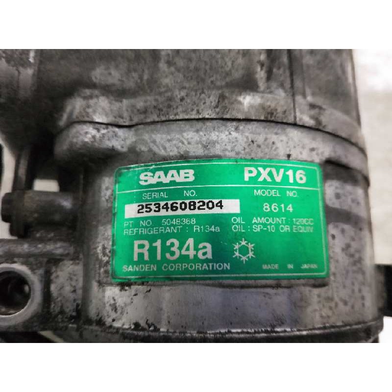 Recambio de compresor aire acondicionado para saab 9-3 berlina 2.0 t sek referencia OEM IAM PXV168614 8614 
