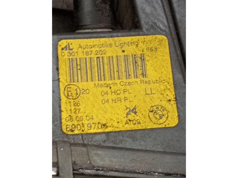 Recambio de faro derecho para bmw serie 3 compact (e46) referencia OEM IAM 0301187202 6901970  