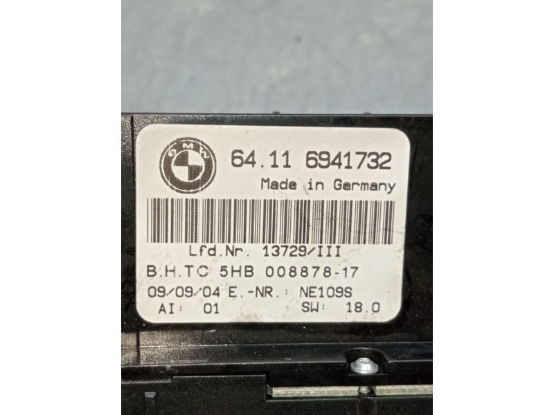 Recambio de mando calefaccion / aire acondicionado para bmw serie 3 compact (e46) referencia OEM IAM 6941732 5hb00887817  