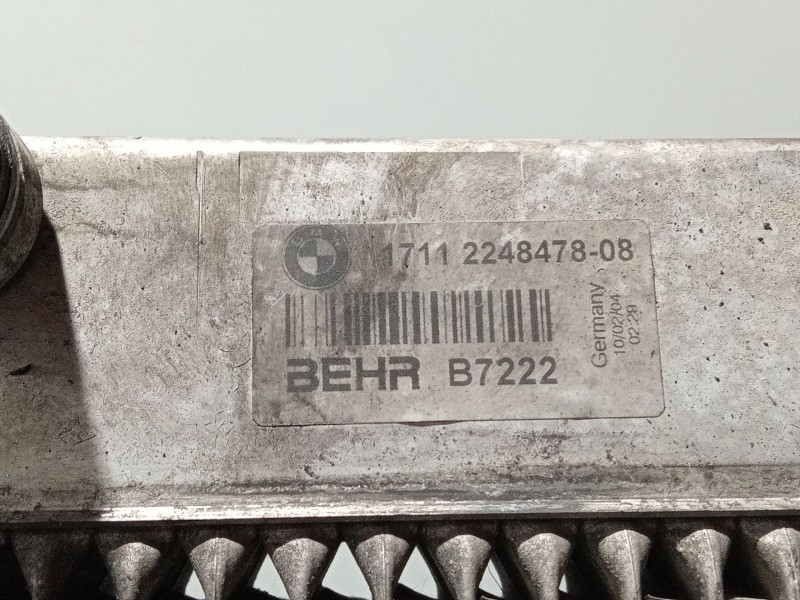 Recambio de radiador agua para bmw 5 (e60) 530 d referencia OEM IAM 1711224847808 B7222 