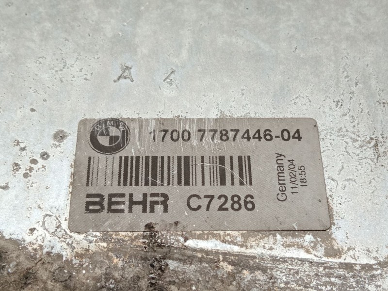 Recambio de intercooler para bmw 5 (e60) 530 d referencia OEM IAM 1700778744604 C7286 