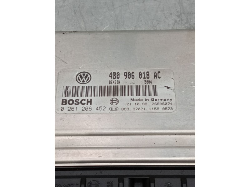 Recambio de centralita motor uce para volkswagen passat b5 (3b2) 1.8 t referencia OEM IAM 0261206452 4b0906018ac  