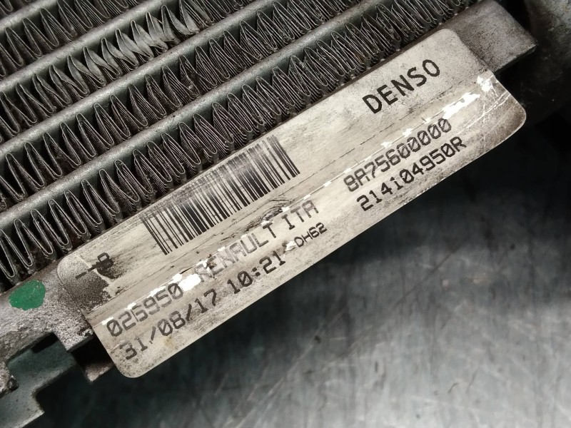 Recambio de radiador agua para renault zoe entry referencia OEM IAM 214104950R 8A75600000 