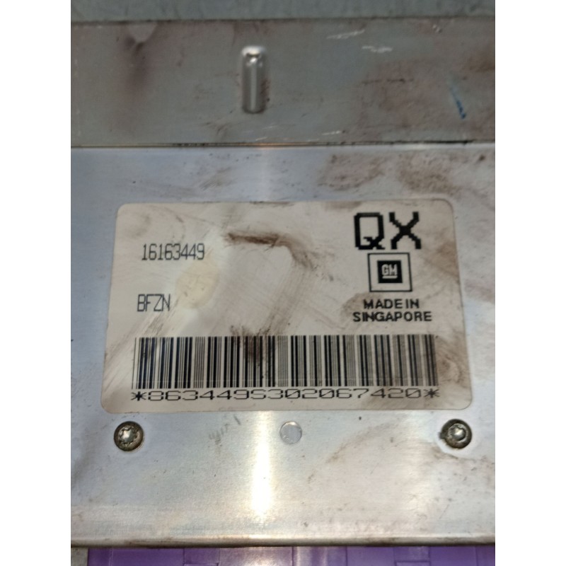 Recambio de centralita motor uce para opel corsa b (s93) 1.4 si (f08, f68, m68) referencia OEM IAM 16163449 863449s302067420  