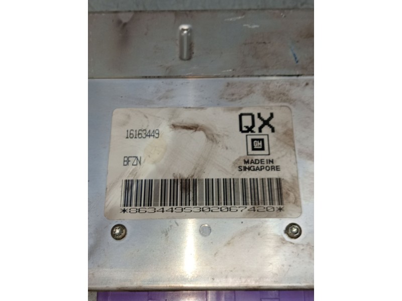 Recambio de centralita motor uce para opel corsa b (s93) 1.4 si (f08, f68, m68) referencia OEM IAM 16163449 863449s302067420  